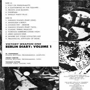 M. Finnkrieg & Henry Hektik & Thomas Sutter - Berlin Diary: Volume 1 - Victory Weapon One