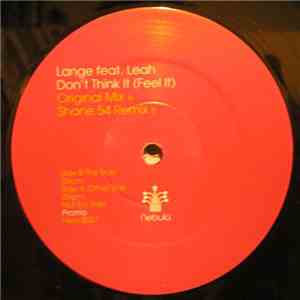 Lange Feat. Leah - Don't Think It (Feel It)