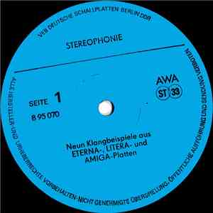 Various - Stereophonie - Klangbeispiele Und Technische Tests