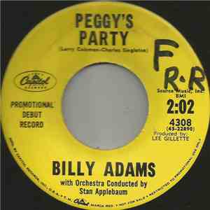 Billy Adams  - Peggy's Party / Count Every Star