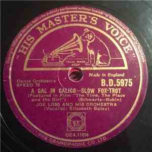 Joe Loss And His Orchestra - A Gal In Calico / They Say It's Wonderful