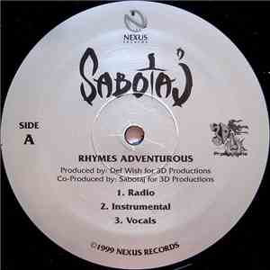Sabotaj - Rhymes Adventurous / Supreme Soloist
