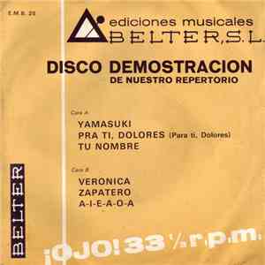 Various - Disco Demostración De Nuestro Repertorio
