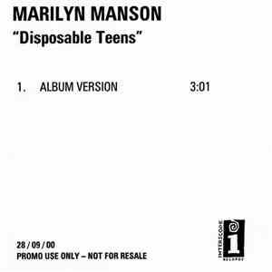 Marilyn Manson - Disposable Teens