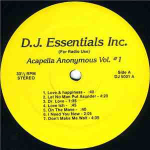 Various - Acapella Anonymous Vol. #1