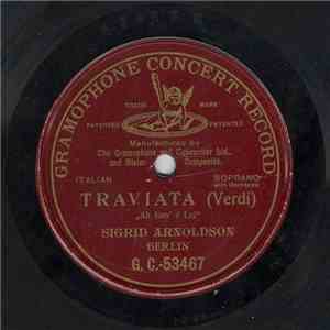 Sigrid Arnoldson - Traviata - Ah Fors' É Lui