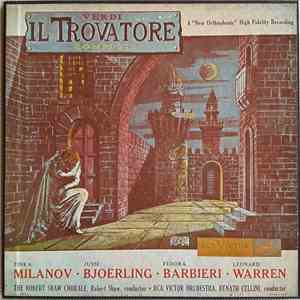 Verdi, Zinka Milanov, Jussi Bjoerling, Fedora Barbieri, Leonard Warren, The ...