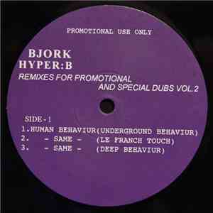 Bjork - Hyper:B Remixes For Promotional And Special Dubs Vol.2
