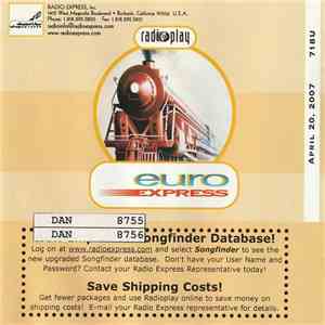 Various - Radioplay - Euro Express - 718U - April 20, 2007
