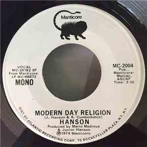 Hanson - Modern Day Religion