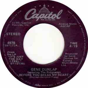 Gene Dunlap Featuring The Ridgeways - Before You Break My Heart