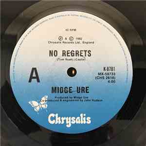 Midge Ure - No Regrets