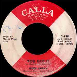 Gene Burks - You Got It / You Don't Love Me