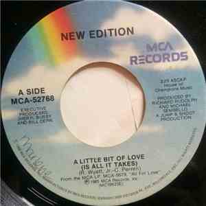 New Edition - A Little Bit Of Love (Is All It Takes) / Sneakin' Around