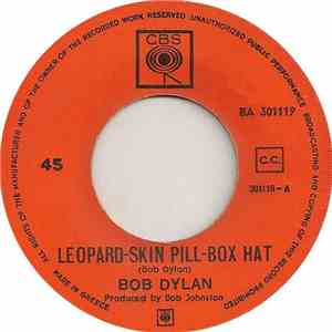 Bob Dylan - Leopard-Skin Pill-Box Hat