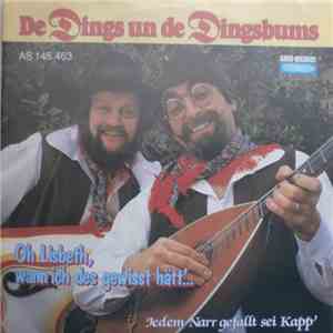 De Dings Un De Dingsbums - Oh Lisbeth, Wann Ich Des Gewisst Hätt'