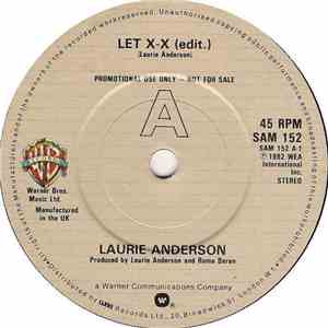 Laurie Anderson - Let X = X / From The Air