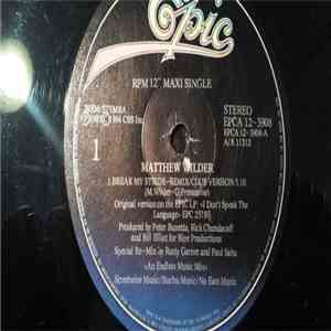 Matthew Wilder - Break My Stride