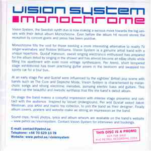 Vision System - Monochrome