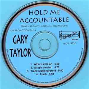Gary Taylor - Hold Me Accountable