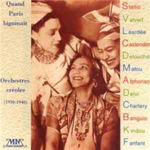 Orchestres Créoles - Quand Paris Biguinait (1930 - 1940)