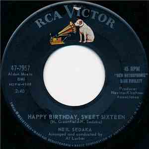 Neil Sedaka - Happy Birthday, Sweet Sixteen / Don't Lead Me On