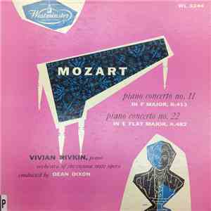 Wolfgang Amadeus Mozart, Dean Dixon , Vivian Rivkin - Piano Concerto no.11 ...