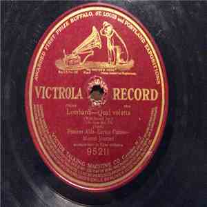 Frances Alda - Enrico Caruso - Marcel Journet - Lombardi-Qual Volutta (With Sacred Joy!) (Trio From Act 3)