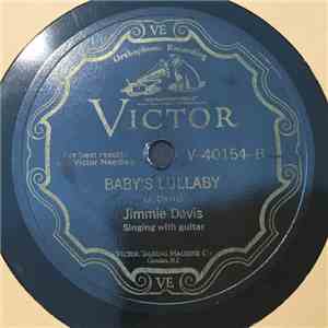 Jimmie Davis - The Barroom Message / Baby's Lullaby