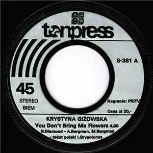Krystyna Giżowska - You Don't Bring Me Flowers / To W Starych Filmach Tak J ...