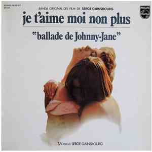Serge Gainsbourg - Banda Original Del Film De Serge Gainsbourg Je T'Aime Mo ...