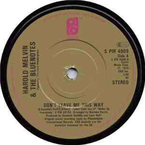 Harold Melvin & The Blue Notes - Don't Leave Me This Way