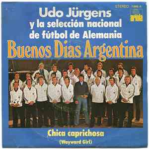 Udo Jürgens Y La Selección Nacional De Fútbol De Alemania - Buenos Dias Arg ...